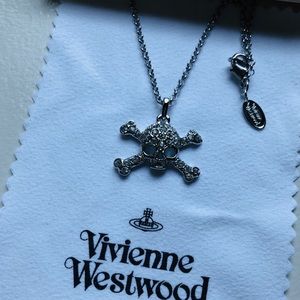 Vivienne Westwood skull necklace pendant